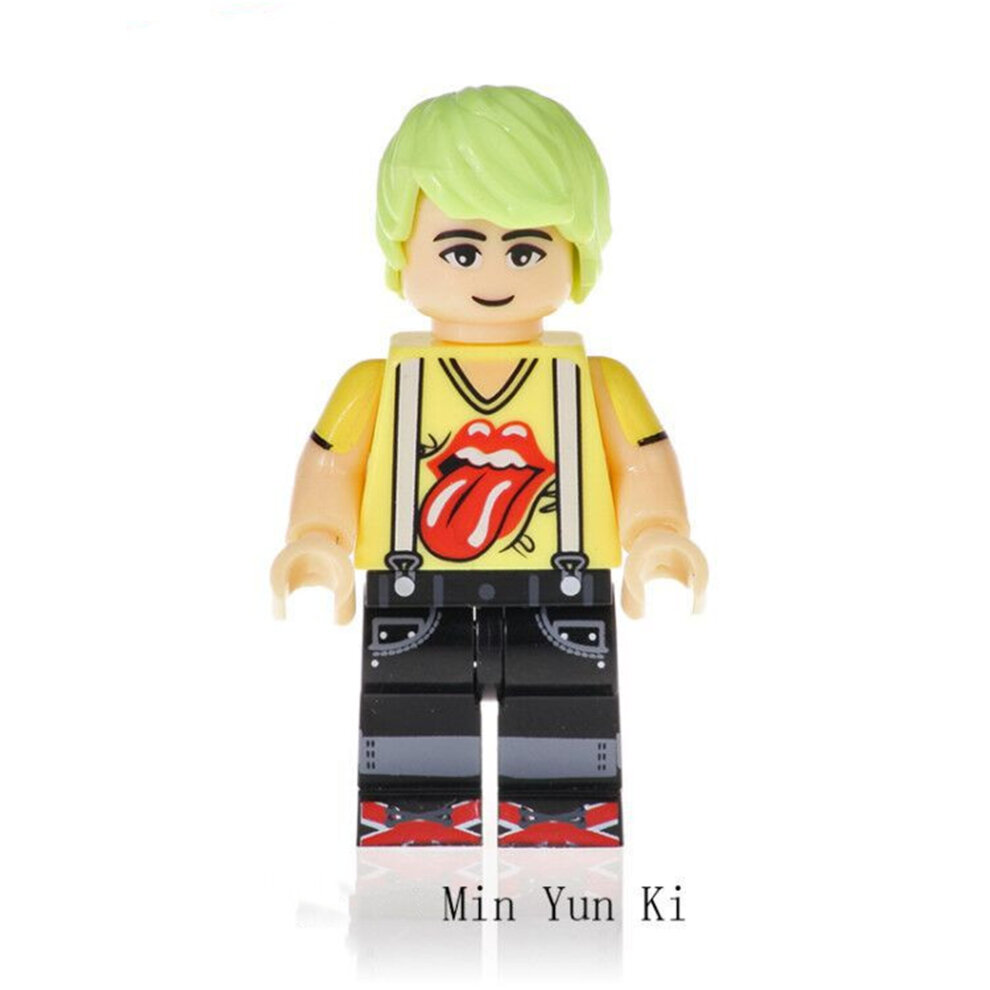 7Pcs Bangtan Boys BTS Building Block Minifigures Toys Best Action Figures Gift Fit Lego