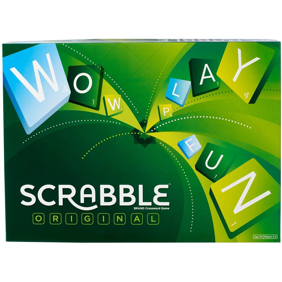 Classic Scrabble Original Word-Forming Board Family Fun Game