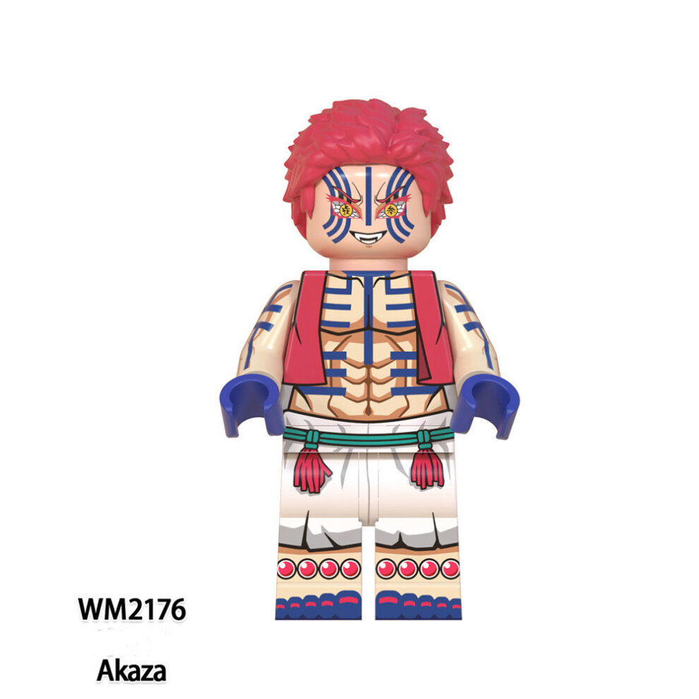 Demon Slayer Anime Building Blocks Toys Mini Action Figure Cartoon Small Figures Toys 8pcs Characters Of Tanjiro Kamado Nezuko Kamado Zenitsu Agatsuma Inosuke Hashibira Giyu Tomioka Shinobu Kocho Kyojuro Rengoku Gift For Kids
