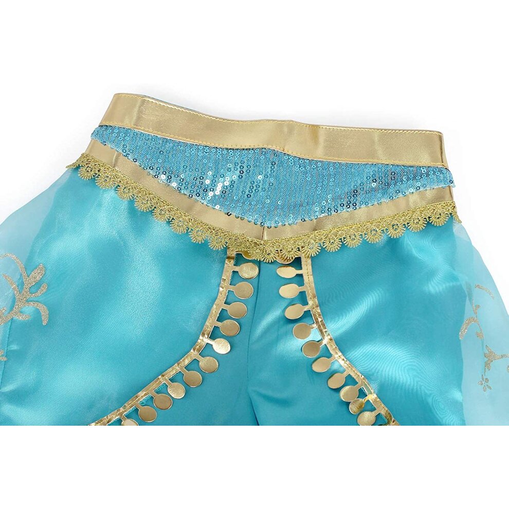 (5~6 Years) AmzBarley Princess Jasmine Dress Up Costumes