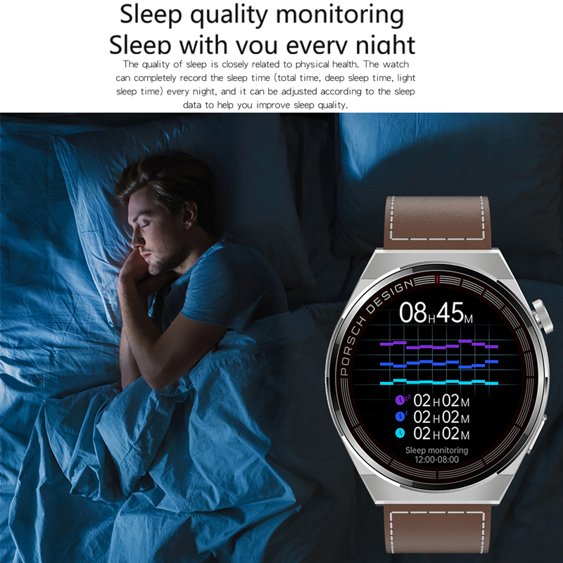 NFC Smartwatch Bluetooth Call Multi-sport IP68 Waterproof Heart Rate Blood Pressure Blood Oxygen Monitoring Smart Watch