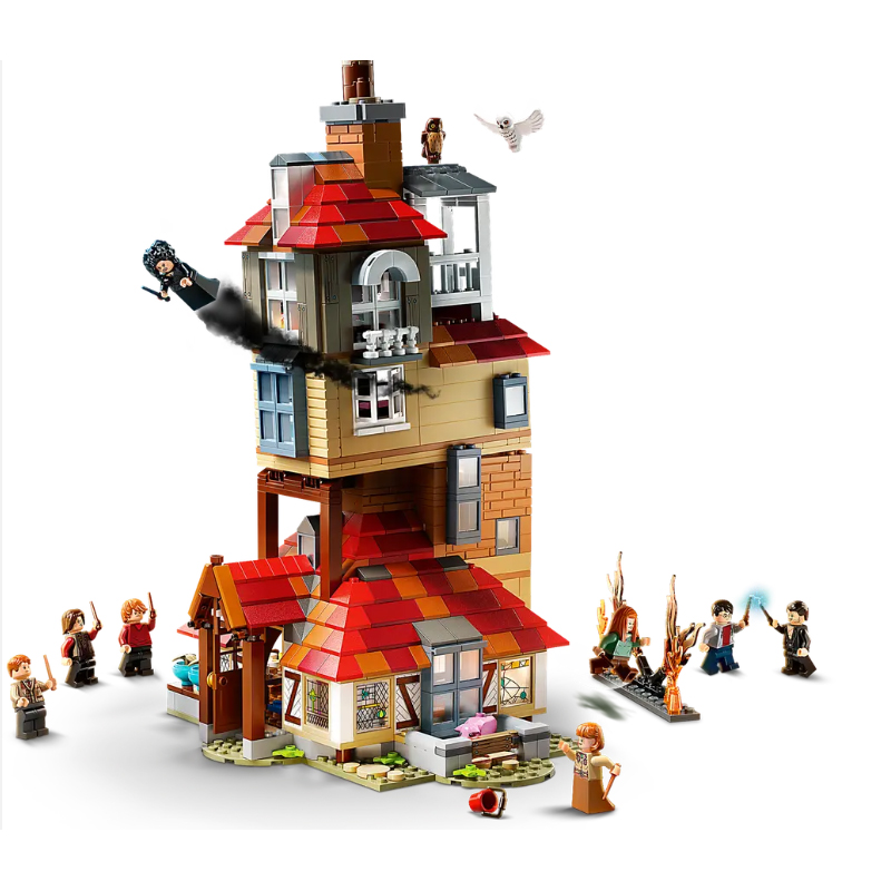 Harry Potter Attack on The Burrow Building Kit Fit Lego