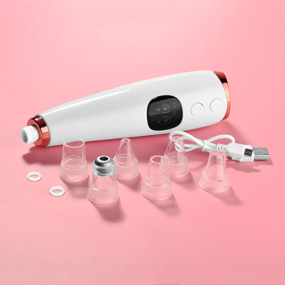 Blackhead Remover Tool Kit Skin Care Facial Blackhead Remover Electric Acne Cleaner Vacuum Tool Black Spots Pore Face Deep Cleaning Machine