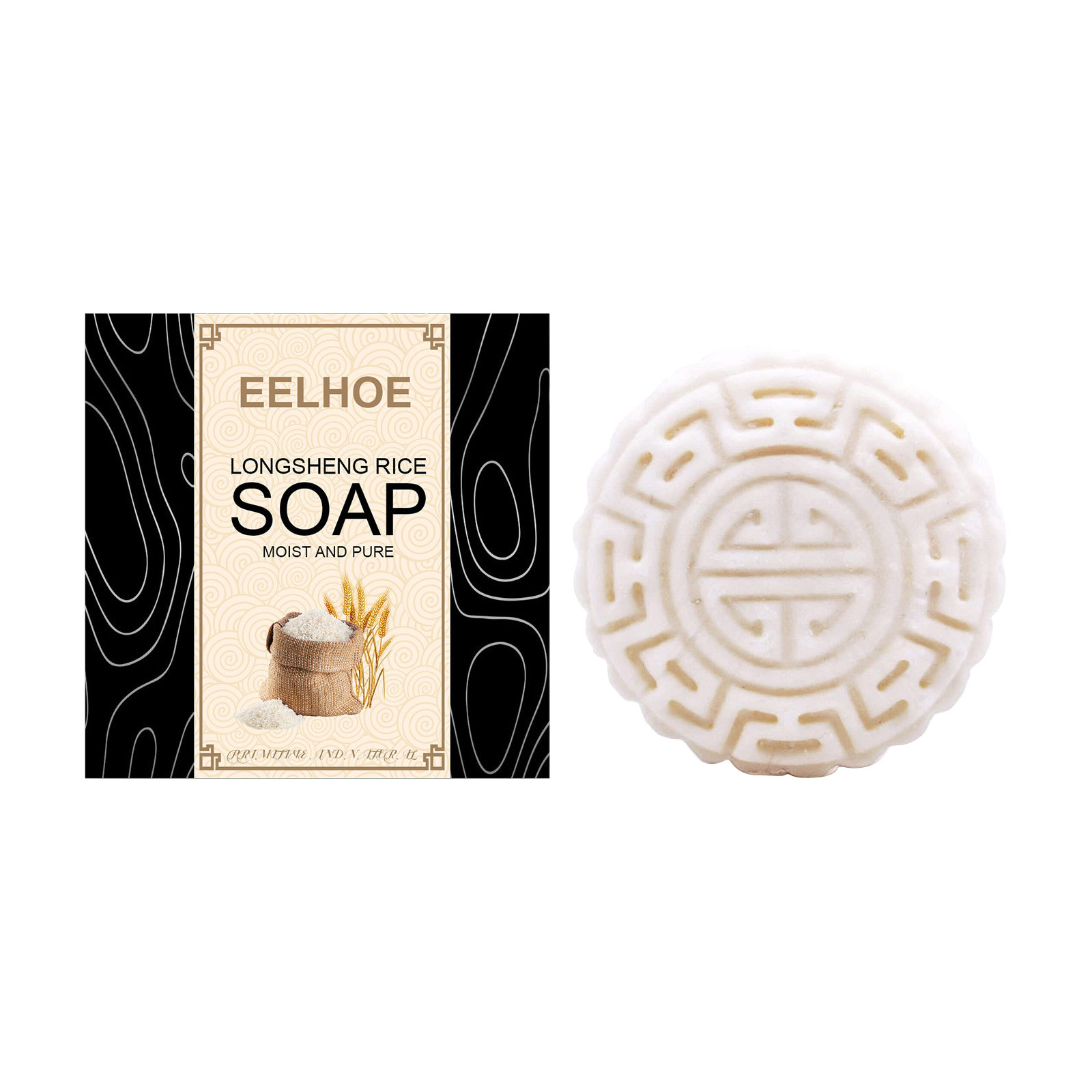 Rice Water Shampoo Soap Solid Hair Growth Shampoo Bar Hair Moisturizing Anti Hair Loss Treatments