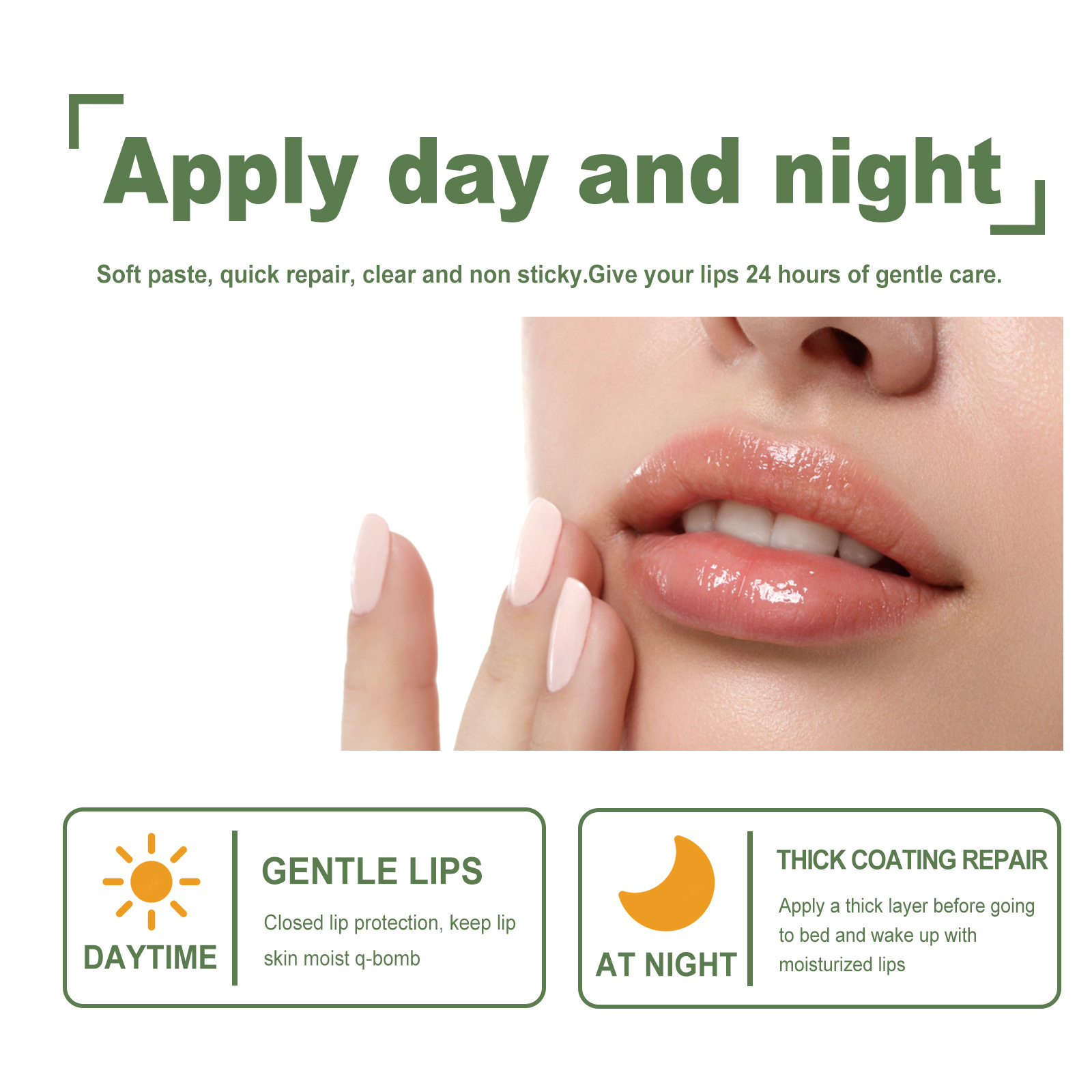 Lip Balm Aloe Vera Natural Ingredients Hydrated Lips Moisturizing Nourishing Lips Care