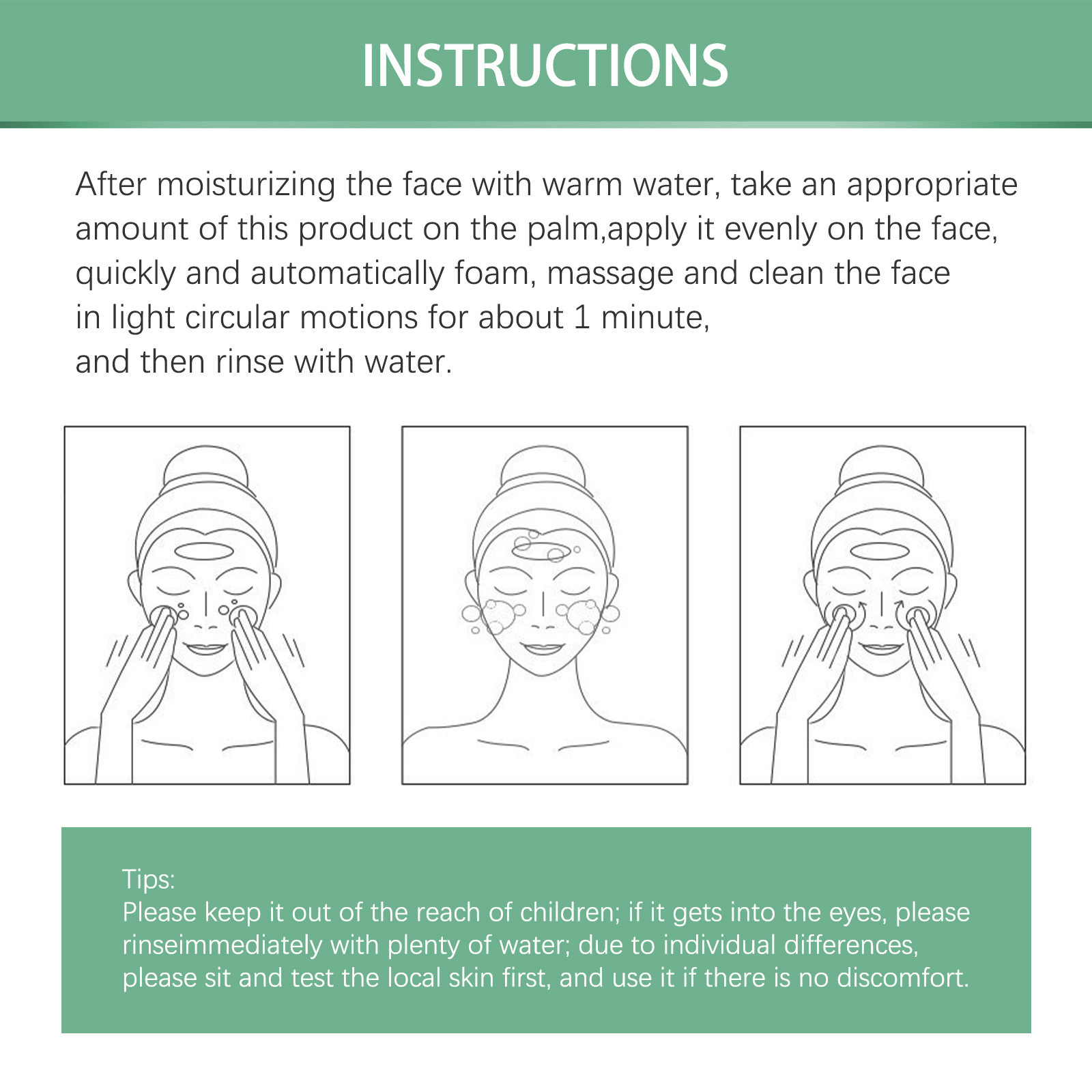 Facial Cleanser Whitening Face Wash Brightening Deep Cleaning Moisturizing Freckle Lighten Dark Spot Melanin Remove Blackhead Acne Dirt Shrink Pore
