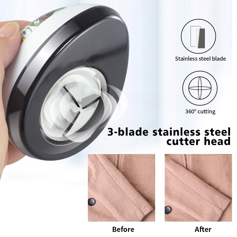 (Style A) Compact Portable Mini Electric Fabric Shaver Cartoon Creative Design for Clothes
