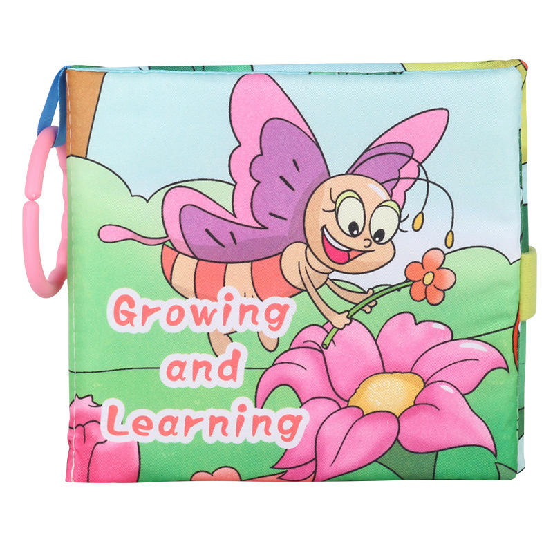 Butterfly Baby Learning Cloth Book Set -Infant Cloth Books for Early Educatio
