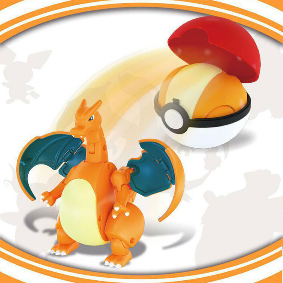 Pokemon Figures Deformable Pokeball Pikachu Toy