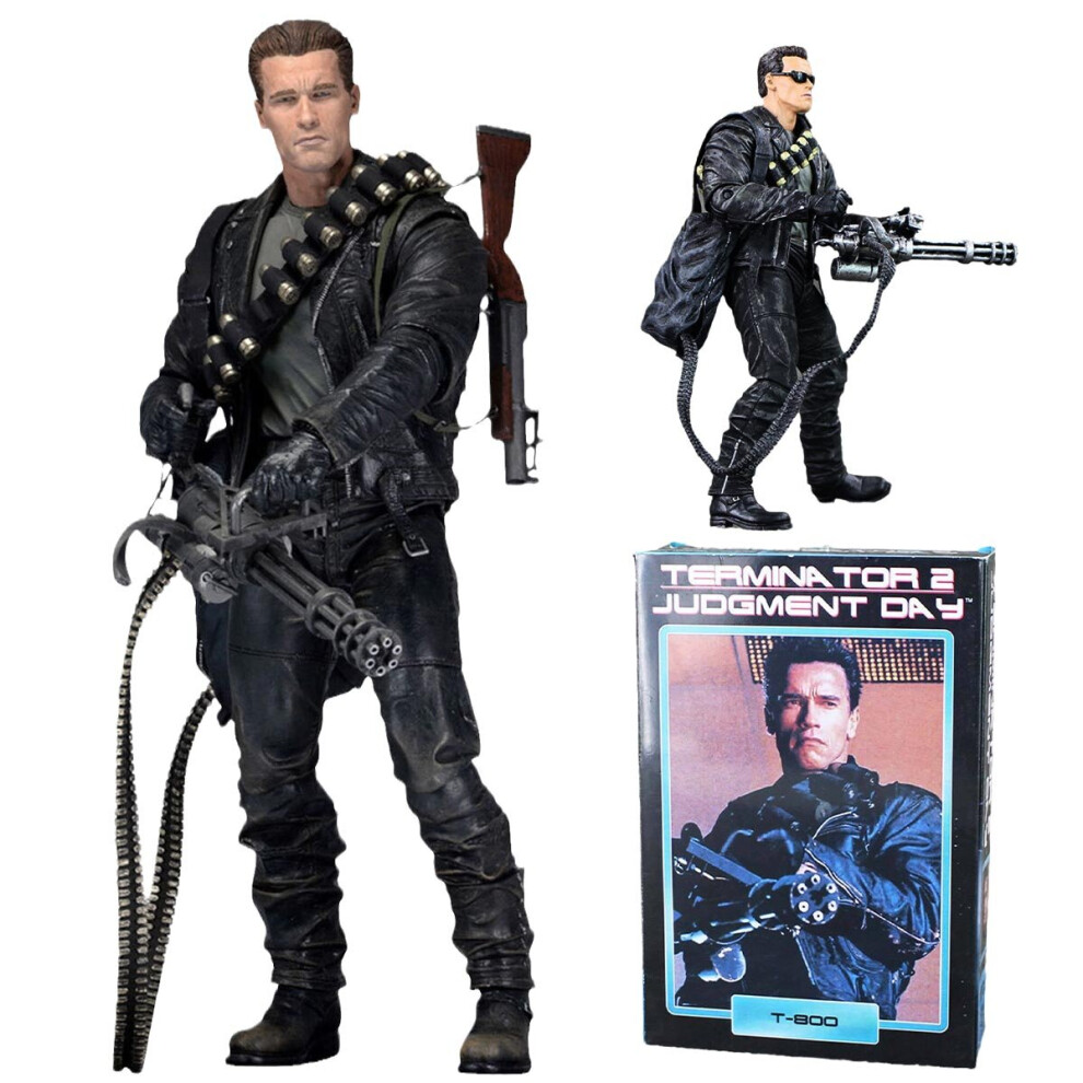 NECA Action Figure Terminator 2 Judgment Day T-800 Ultimate Arnold Model Toy 7