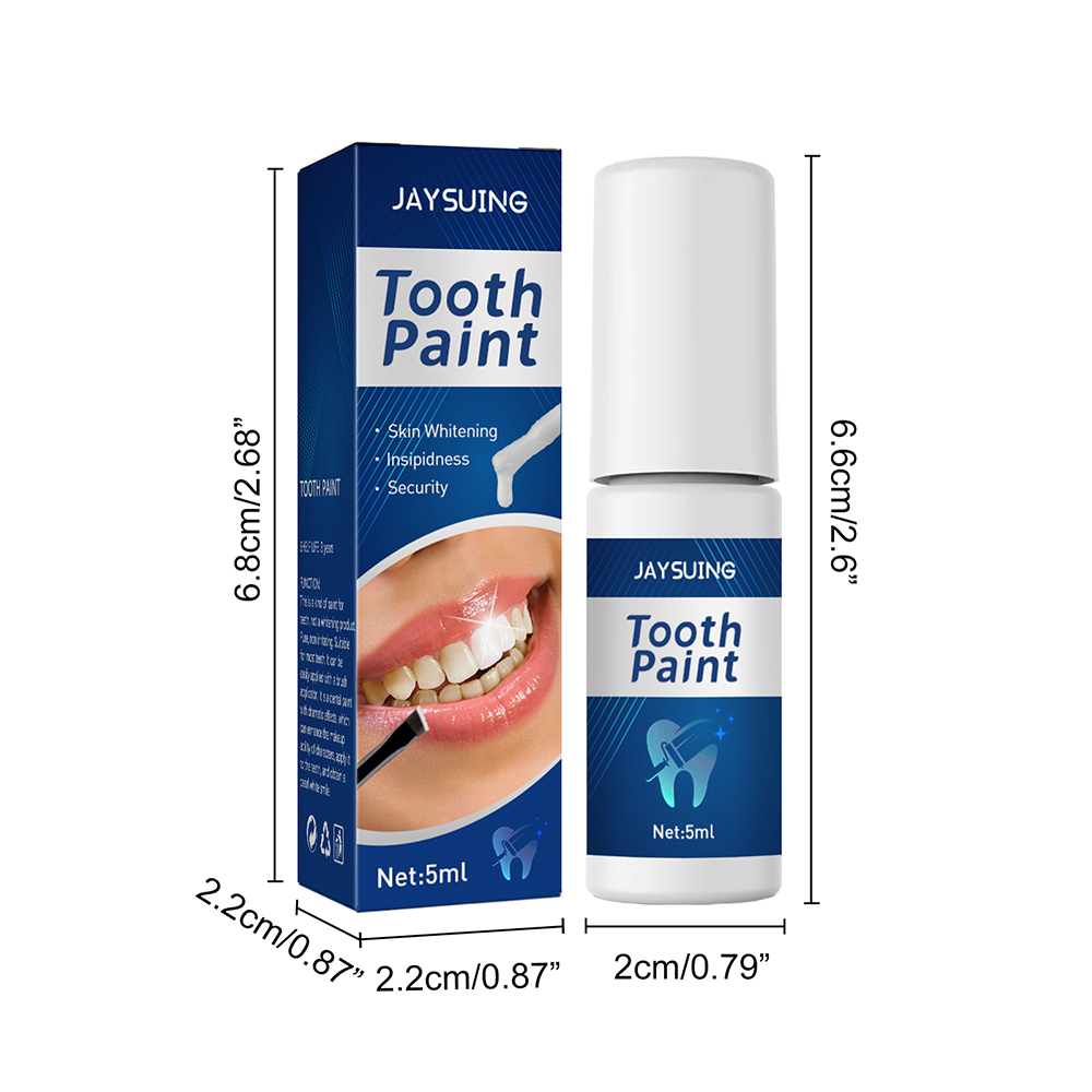 (1pcs) Teeth Whitening Paint Tooth Gel Teeth Whitener Bleach Remove Stains Oral Hygiene Instant Smile Teeth Whitening Kit Cleaning Serum 5ml