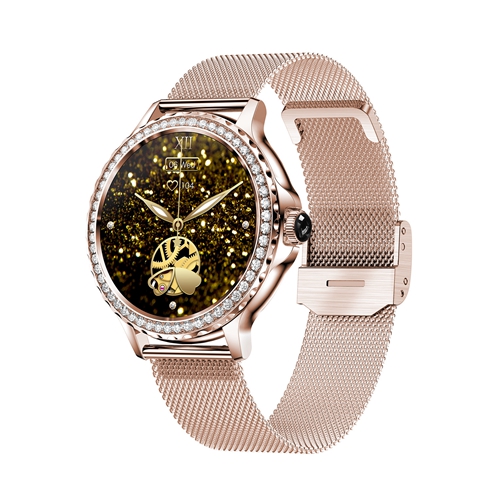 Women Smart Watch Fashion Bluetooth Call Intelligent Sports Bracelet IP68 Waterproof Watch Embedding Smartwatch for Android iOS Phones