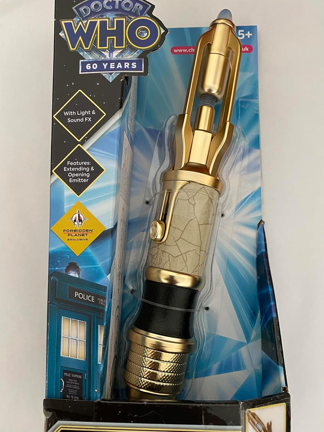 Doctor who 14th Doctor Gold Colour Sonic Screwdriver Collectible Props and Memorabilia