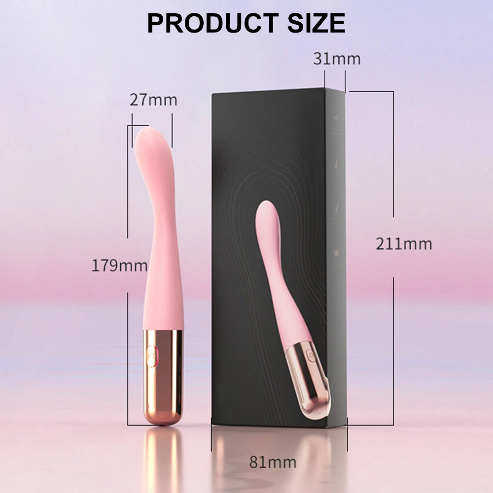 Beginner G Spot Vibrator for Women Mini Massager Heating Vibrator Finger Shaped Vibes Nipple Clitoris Stimulator Orgasm Sex Toys for Adult Female