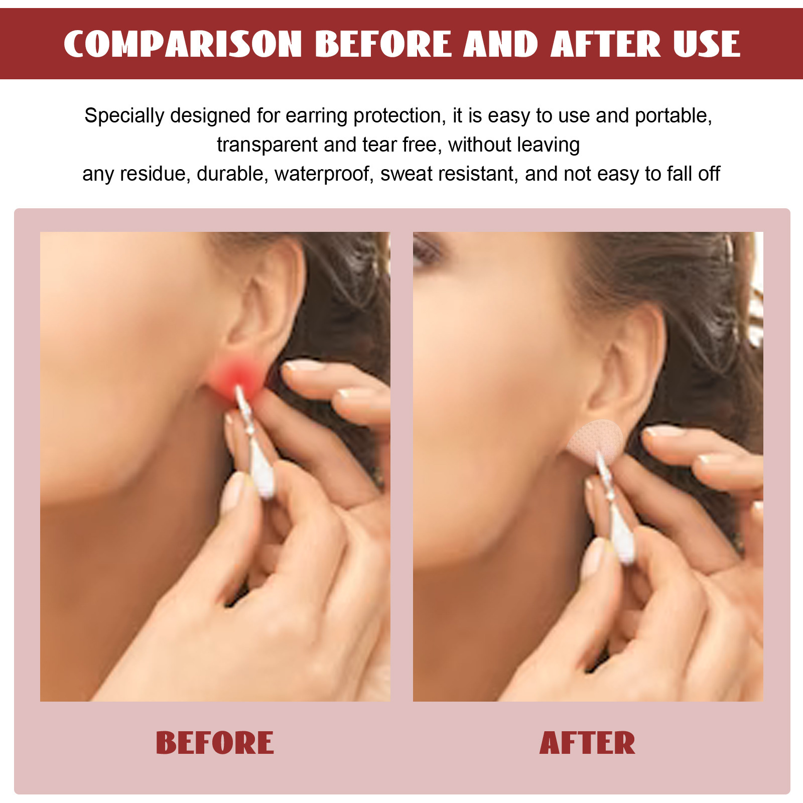 Invisible Stretched Ear Lobes Portable Earrings Support Patches Waterproof Puncture Resistant Mini Women Cosmetic Products Relieve Strain From Heavy Earring