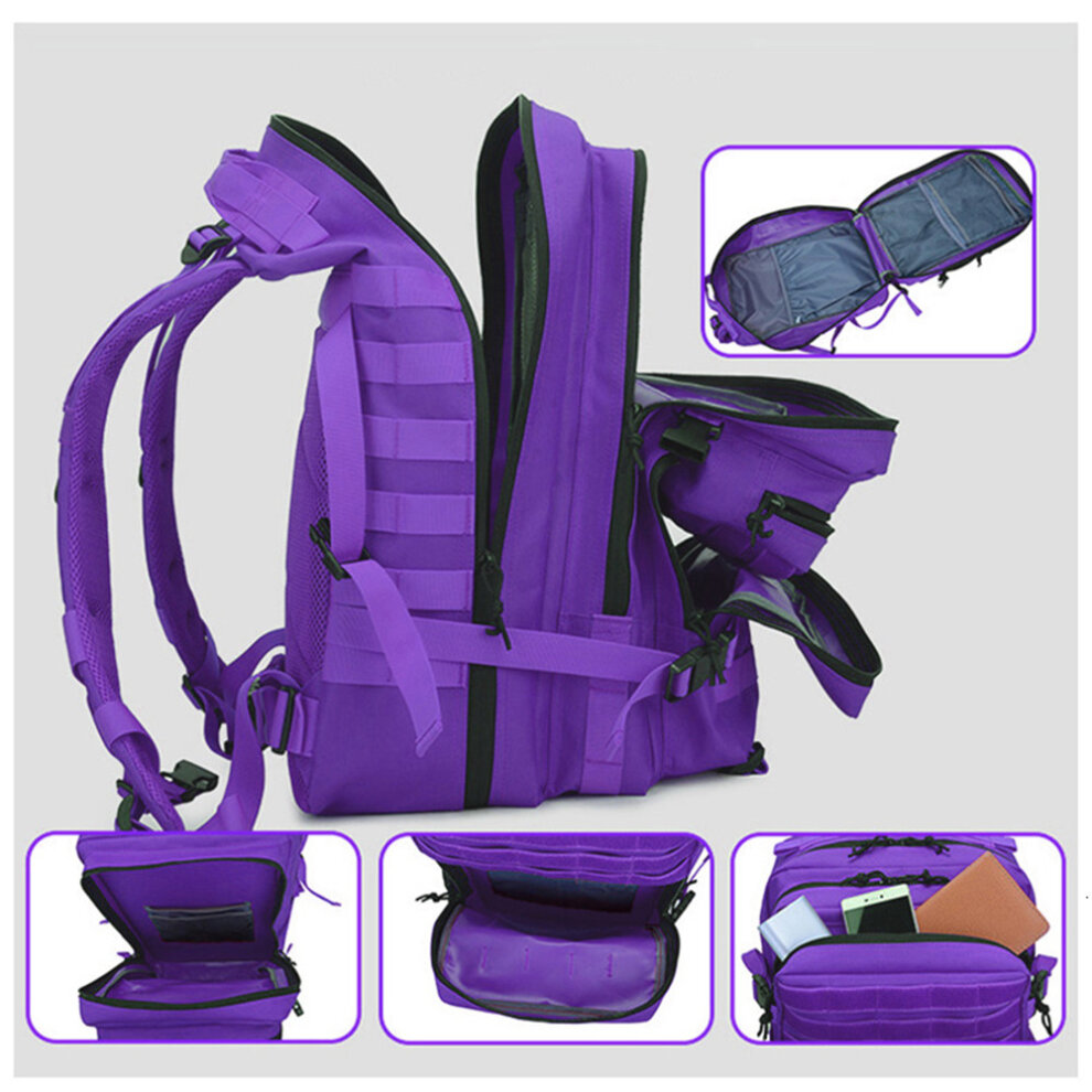 45L Man/Women Military Backpack Tactical Crossfit Gym Bag Fitness Waterproof Molle Bug O