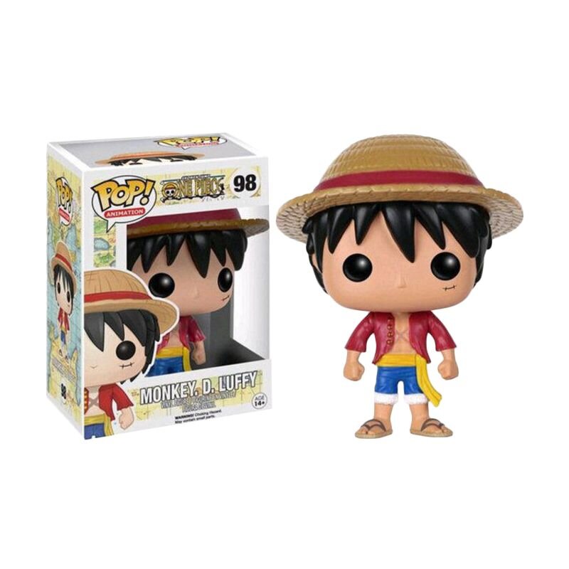 Anime One Piece Funko Pop Luffy Ace Law Roronoa Zoro Action Figure Toys Kid Gift