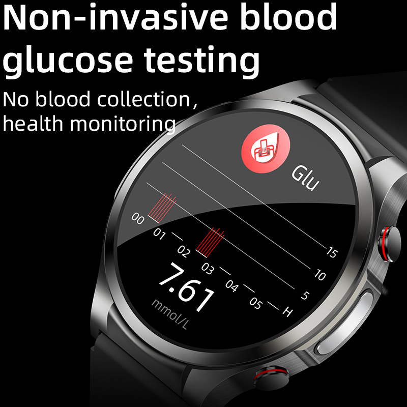 1.32“ HD Sart Watch Blood Sugar ECG+PPG Body Temperature Elderly Health Watch