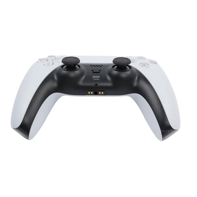 Bluetooth Game Controller Fit Ps5 Playstation 5 Wireless Game Console Handle Grips Gamepad with Turbo White