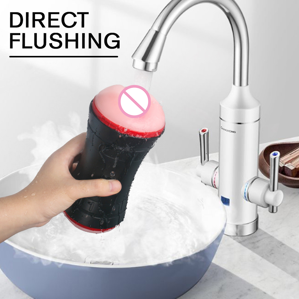 Masturbator Male Sex Toy Double Ends Massager Vibrator Deep Throat Mouth Artificial Vagina Pussy Adult Toys for Masturbating