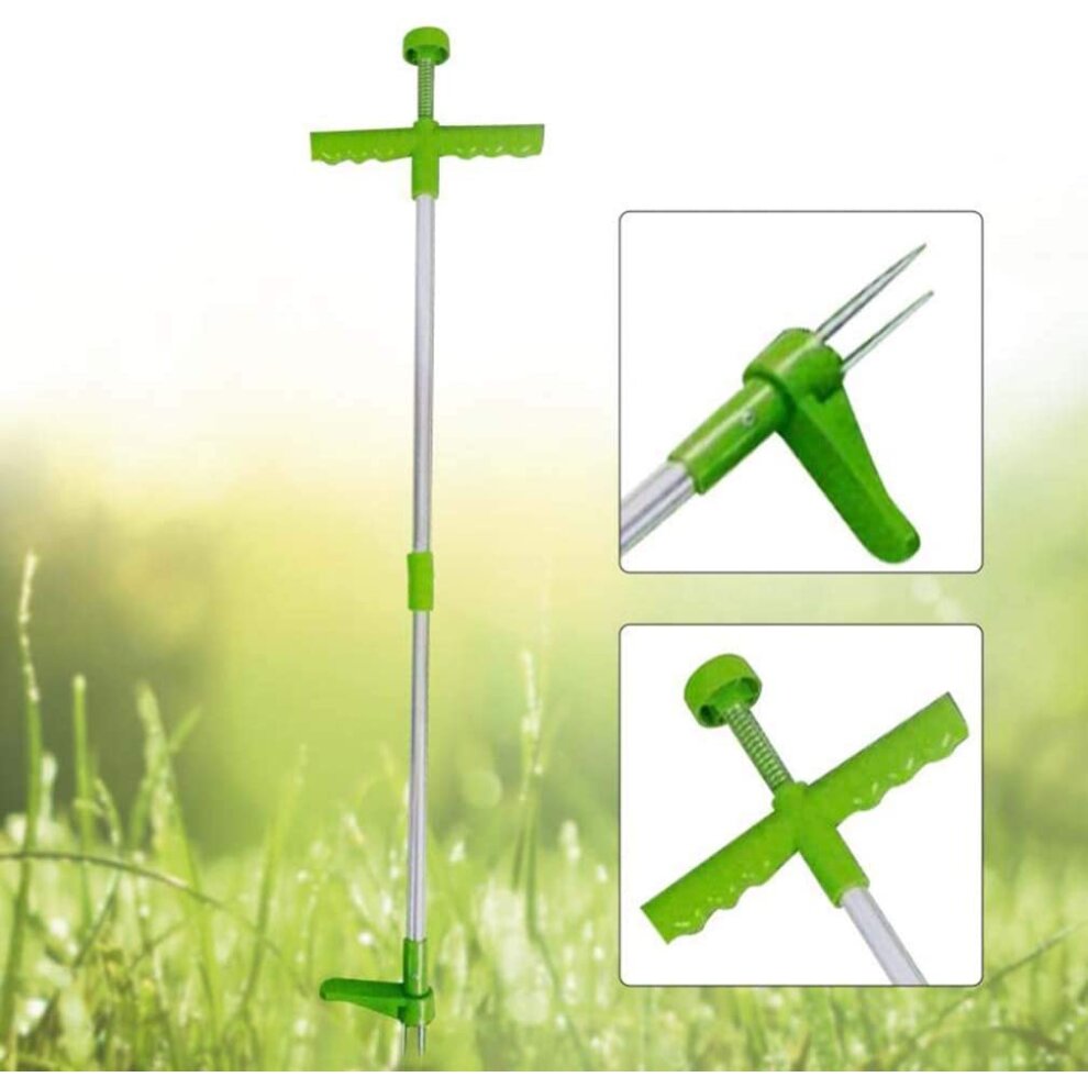 Weed Puller Weeder Twister Twist Pull Garden Lawn Root Remover Tool