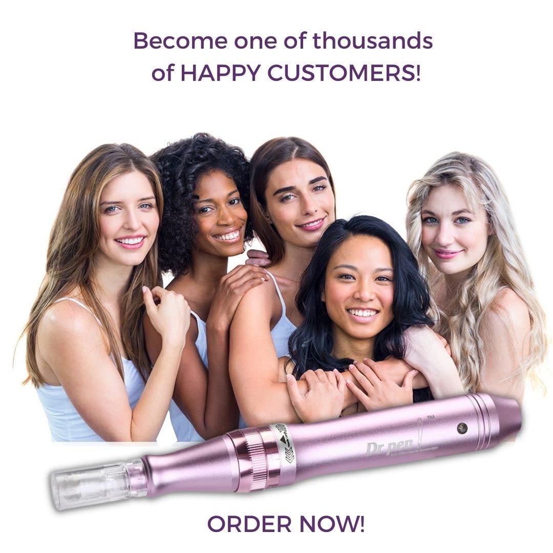 Dr. Pen Ultima M7 Electric Skincare System Dermapen Authentic Makeup Pen Multi-function Wireless Derma Beauty Pen Tool Professional Beauty Kit 12pinsх2 36pins х5 Round Nanox5 Cartridges