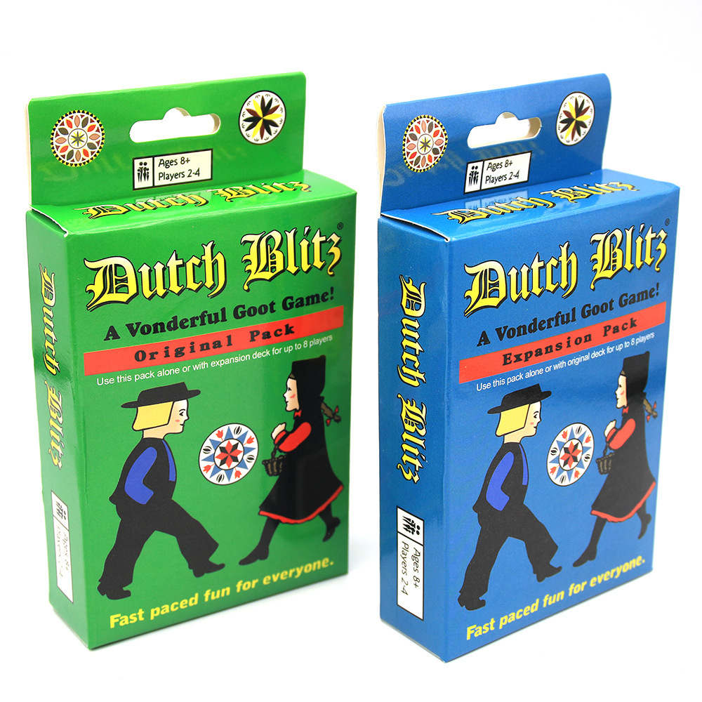 (Dutch Blitz Original Basic) Dutch Blitz Original And Expansion Pack Set Card Game Great Family Game