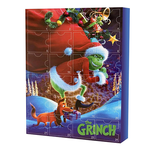 Christmas Advent Calendar 24 Days of Christmas Countdown Calendar 24PCS Grinch Elf Figures Doll Xmas Vacation Stocking Stuffer Idea Gifts for Kids