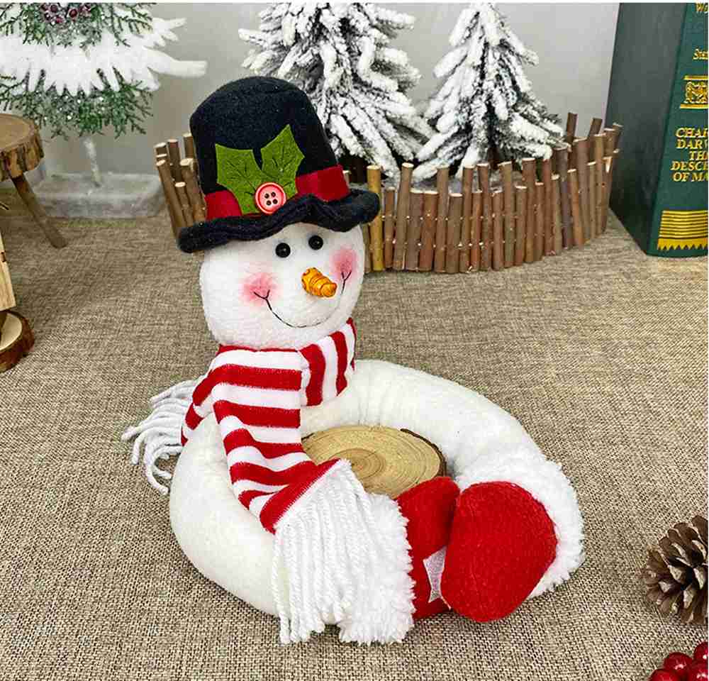 (1PCS Santa Claus) 2PCS 3D Christmas Curtain Tiebacks Dolls Curtain Buckle Holdbacks Curtain Clips Curtain Tie backs Window Strap Buckle Holder Xmas Santa Claus Snowman Window Home Decoration Decors Ornaments