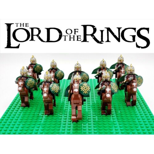 Rohan Riders Lord Of The Rings Minifigures Fit Lego Kid Toys