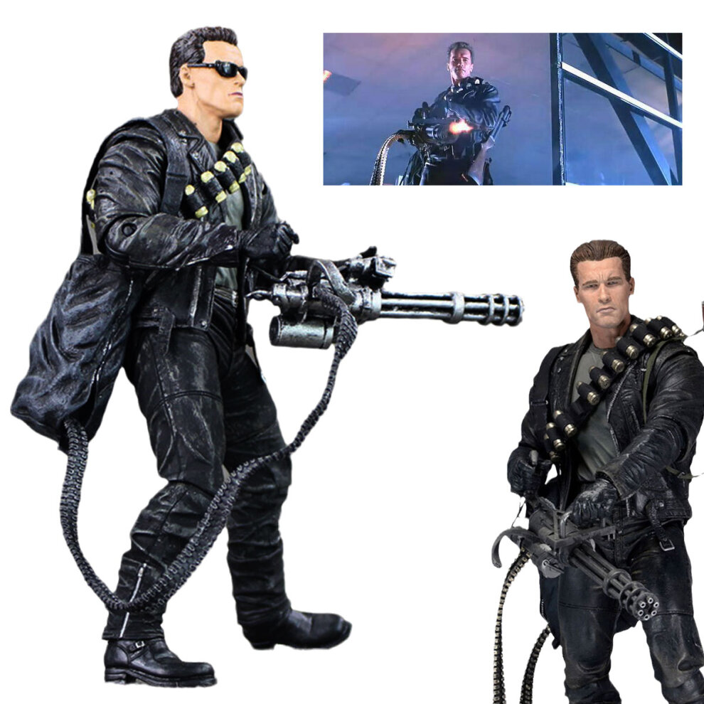 NECA Action Figure Terminator 2 Judgment Day T-800 Ultimate Arnold Collectible Model Toy Gift 7 Inches