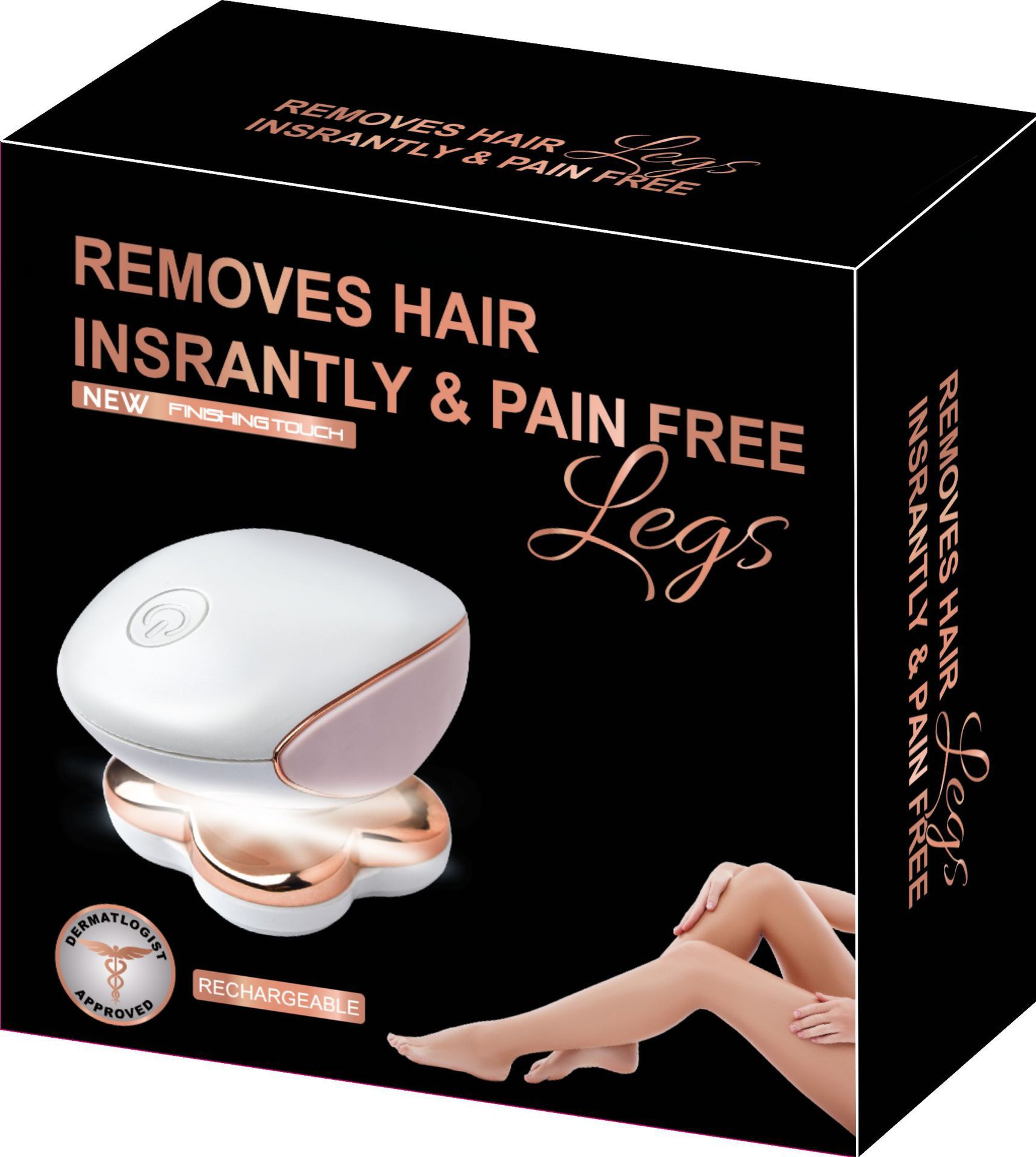 360° Rotating Hair Removal System 4-Blade Electric Shaver for Women