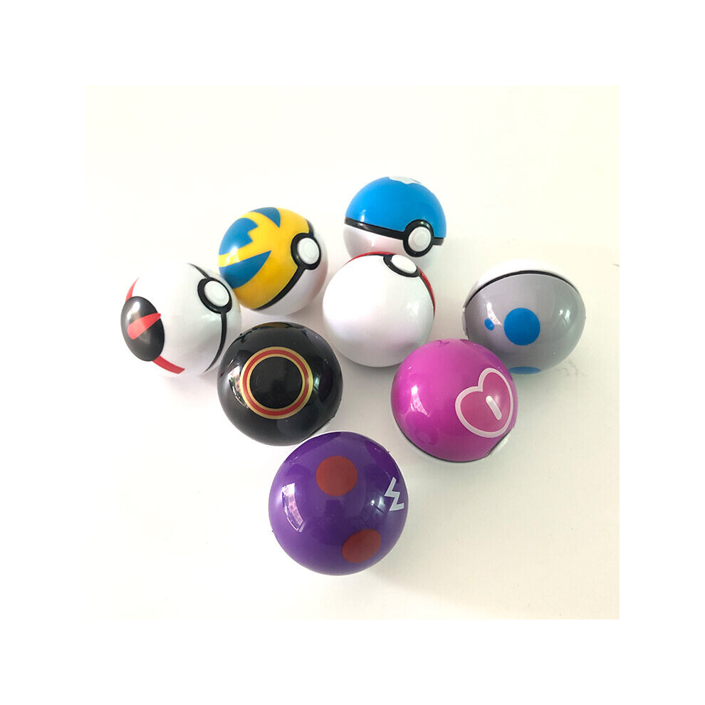 12pcs Pop-up Balls Pokemon Ball Pokeball Set Kids Toys Figures Pikachu Child Gifts