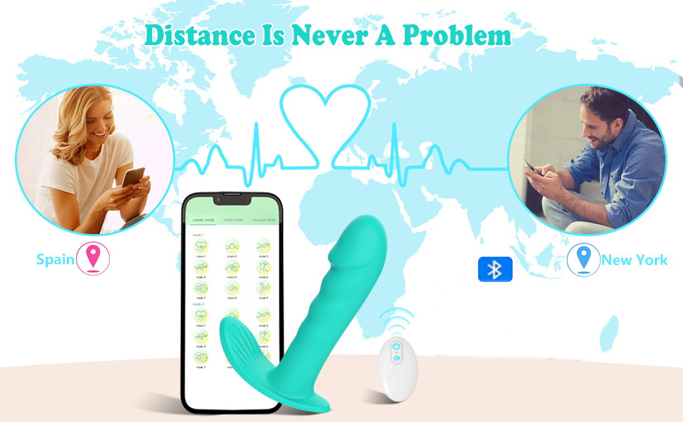 (Rose Red) Dildo Sex Toys APP Wiggling Anal Plug Butt Plug Prostate Massager Adult Toys Women Men Vibrator Vagina Stimulator Masturbation Tools Erotica Product