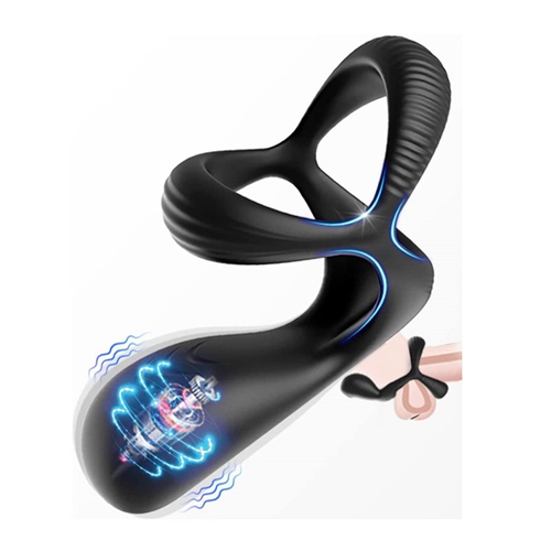 Big Dick Silicone Penis Ring Gay Tool Men Sex Toy Male Masturbation Cup Glans Vibrator Penis Exerciser Massager Adjustable Delayed Ejaculation Trainer