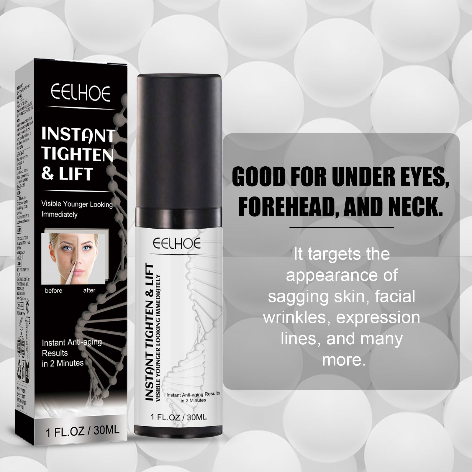 (1 PC) Facial Firming Essence Hydrates Lighten Fine Lines Brightening Essence Whitening Moisturizing Lifting Anti Aging Fade Fine Lines Brighten Facial Essence