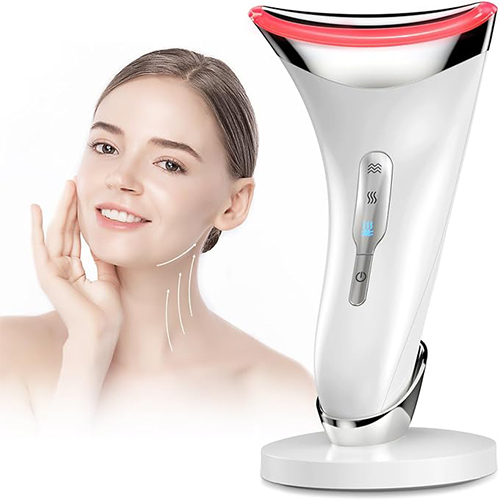 Face Massager Facial Lifting Device Electric Neck Care Lift Machine Women Heat EMS Microcurrent LED Face Toning Devices Anti Wrinkle Anti Aging Sculpting