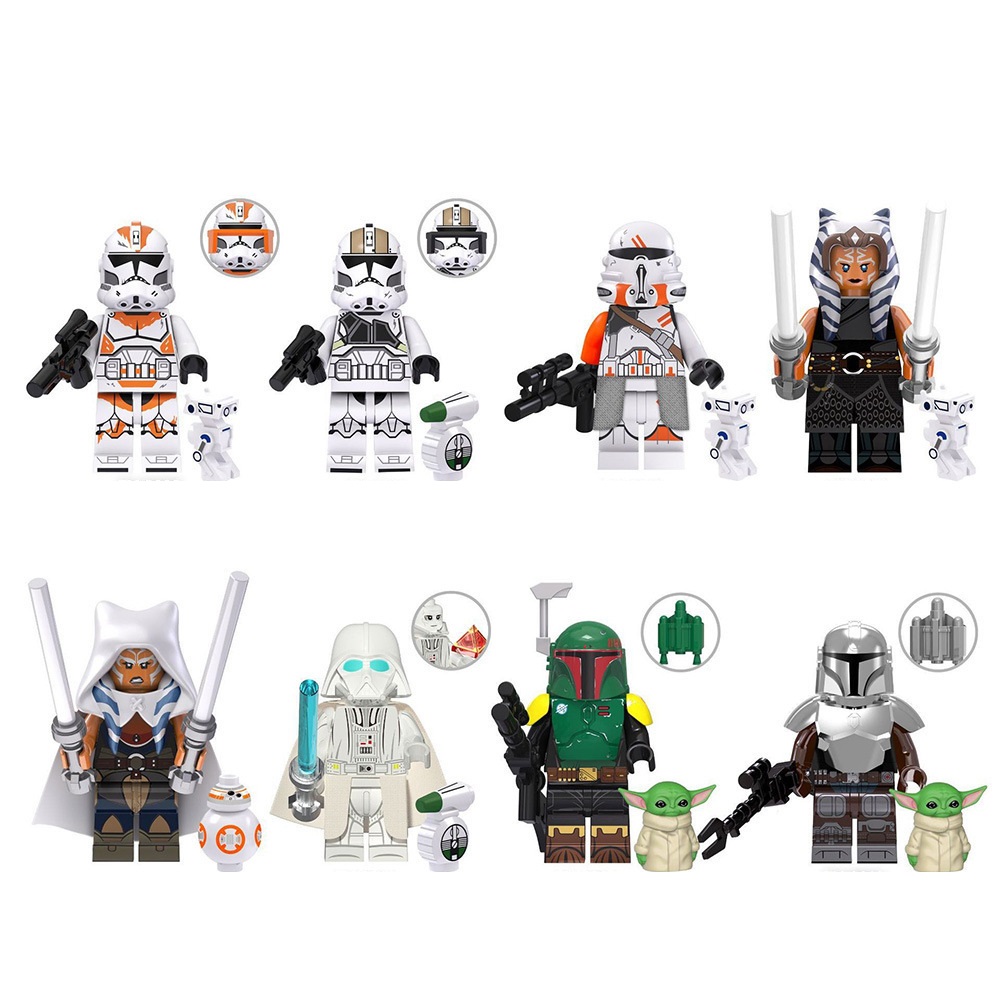 Anime Series Toys Mini Figures Star War Characters Building Blocks Gift for Kid Long Lasting Enjoyment Countless Hours Of Entertainment