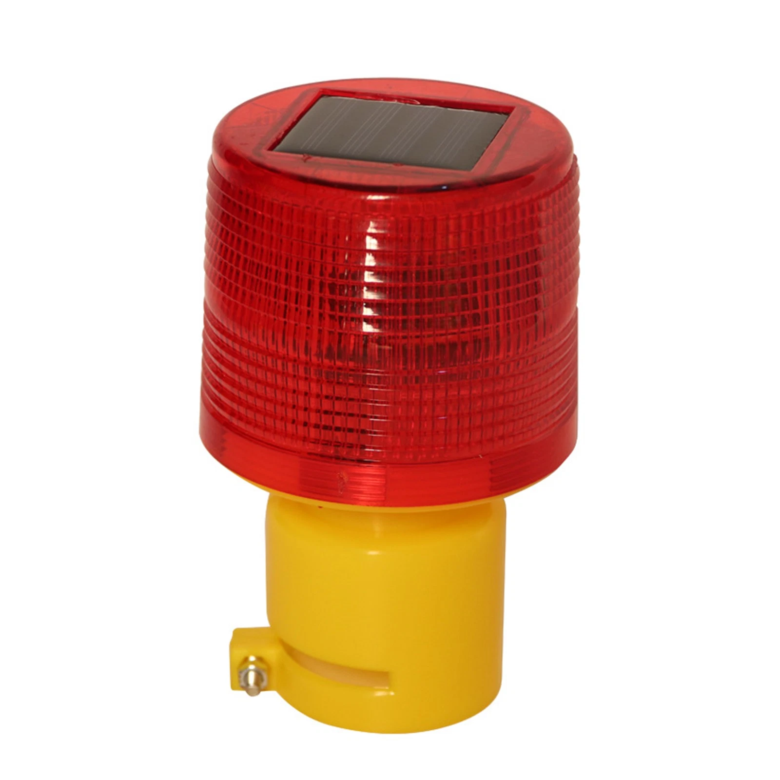 New LED Solar Warning Light Flash Road Barricade Traffic Signal Beacon Lamp