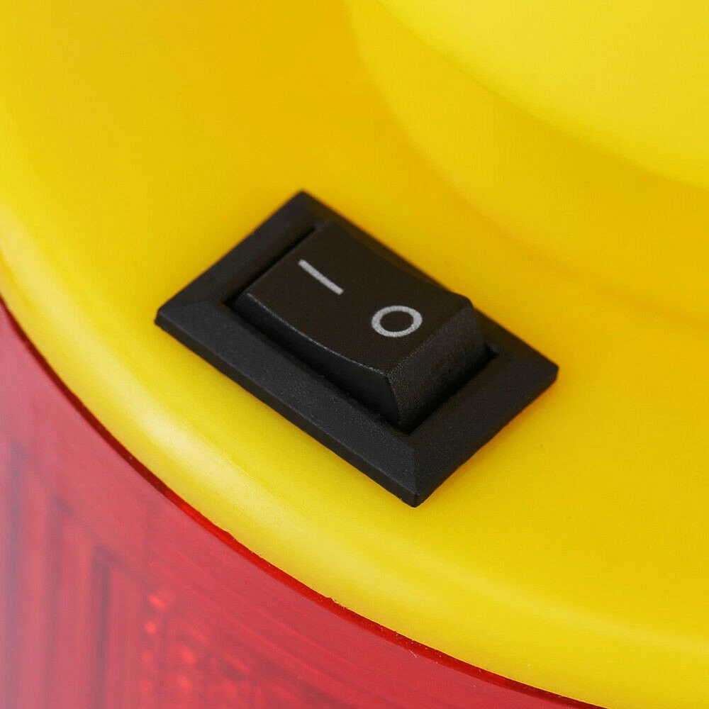 New LED Solar Warning Light Flash Road Barricade Traffic Signal Beacon Lamp