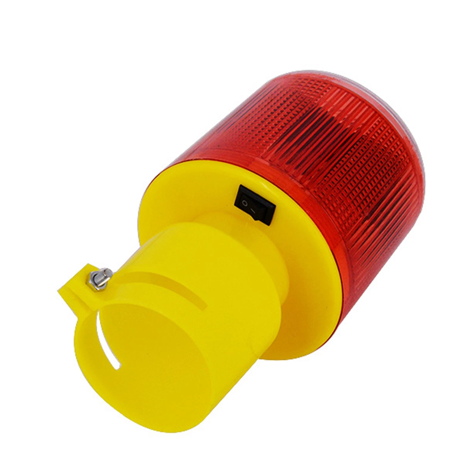 New LED Solar Warning Light Flash Road Barricade Traffic Signal Beacon Lamp