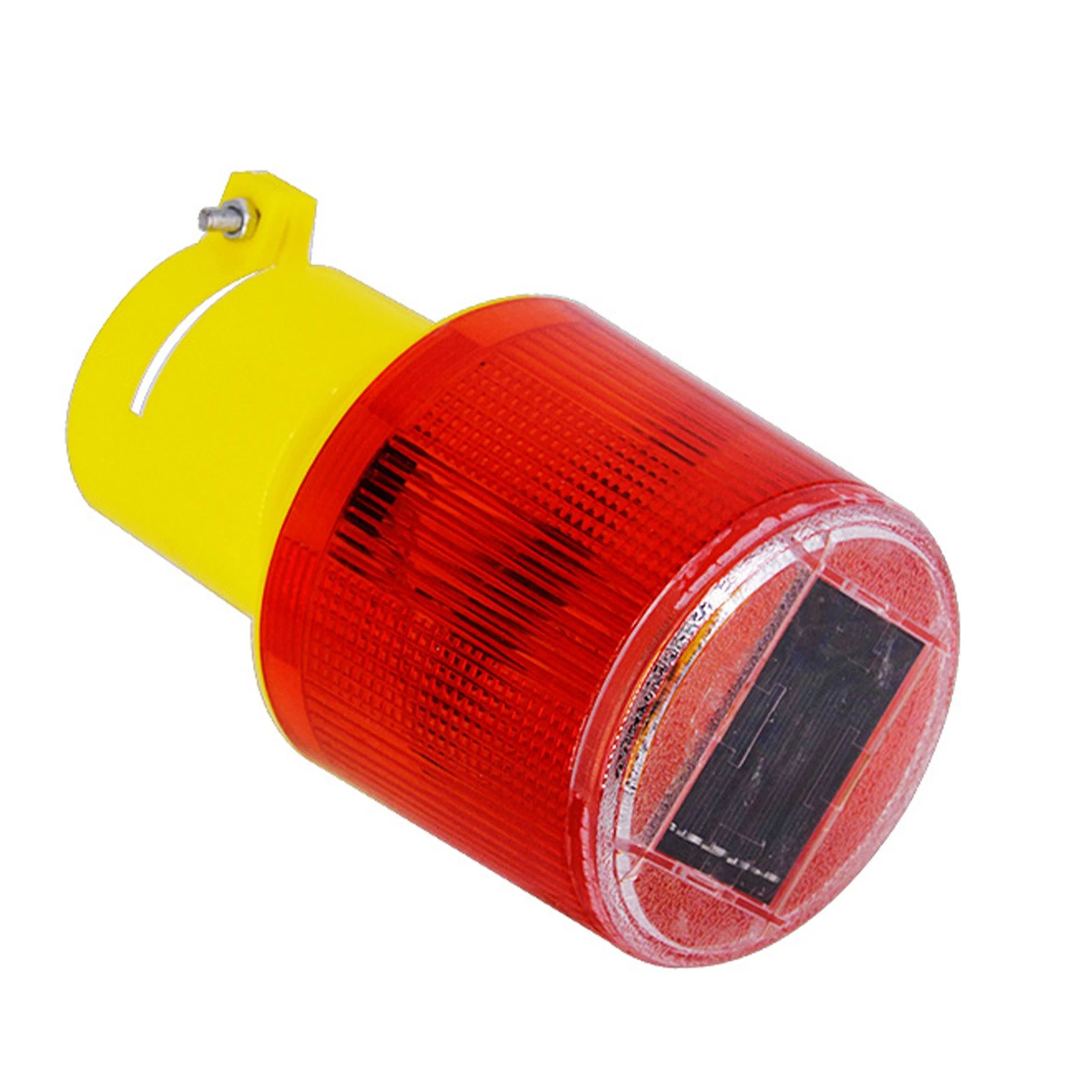 New LED Solar Warning Light Flash Road Barricade Traffic Signal Beacon Lamp