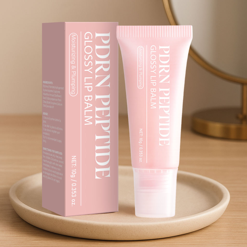 Peptide Jelly Lip Gloss Moisturising Lip Care for Dark Lip Correction Daily Home Use Natural