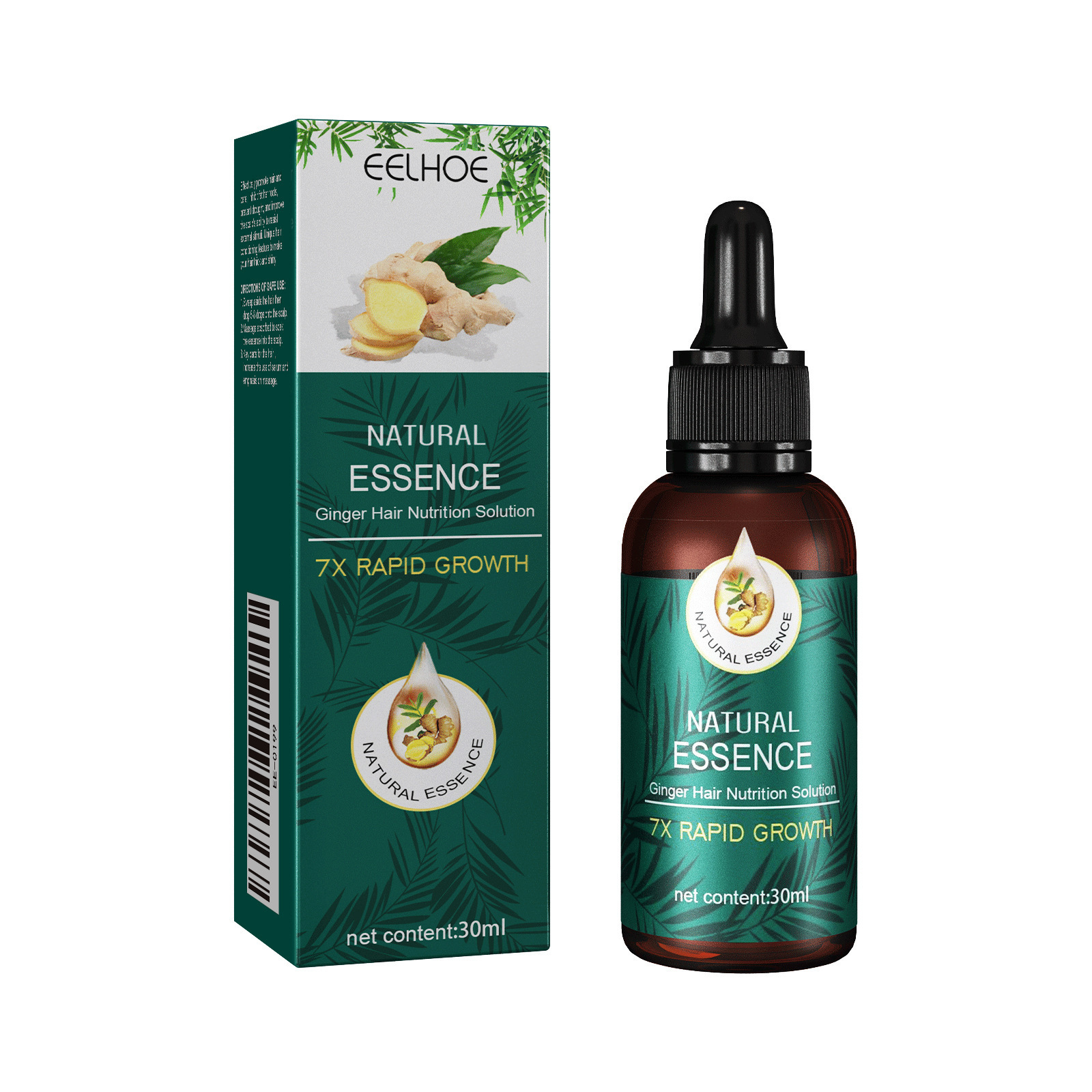 Ginger Hair Oil For Smoothing Shine And Nourishing Dry Damaged Hair Daily Scalp And Strand Treatment
