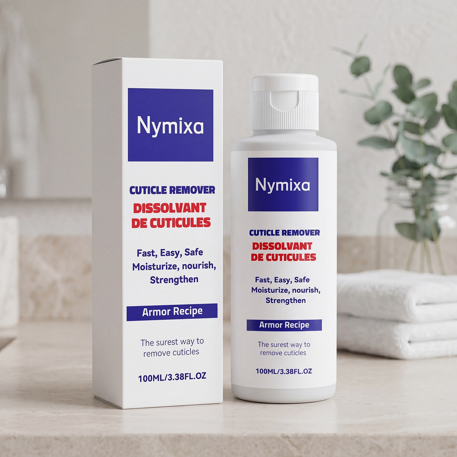 Cuticle Cleaning Gel For Gentle Nail Care Shine And Hand And Foot Treatment