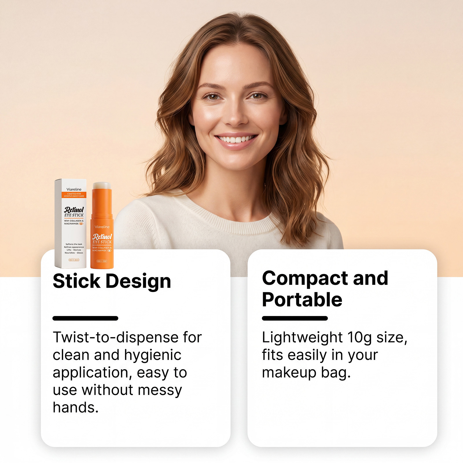 Retinol Eye Essence Stick For Gentle Hydration Smoothing And Eye Area Care