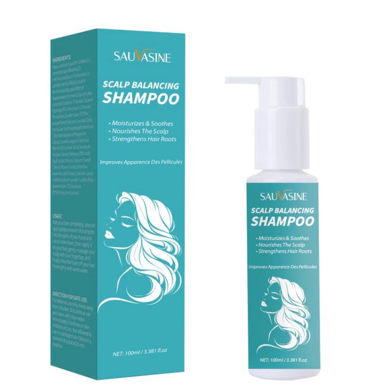 Hair Balance Shampoo Scalp Purifying Oil Control Moisturizing Daily Gentle Cleanser For All Hair Types 100ml
