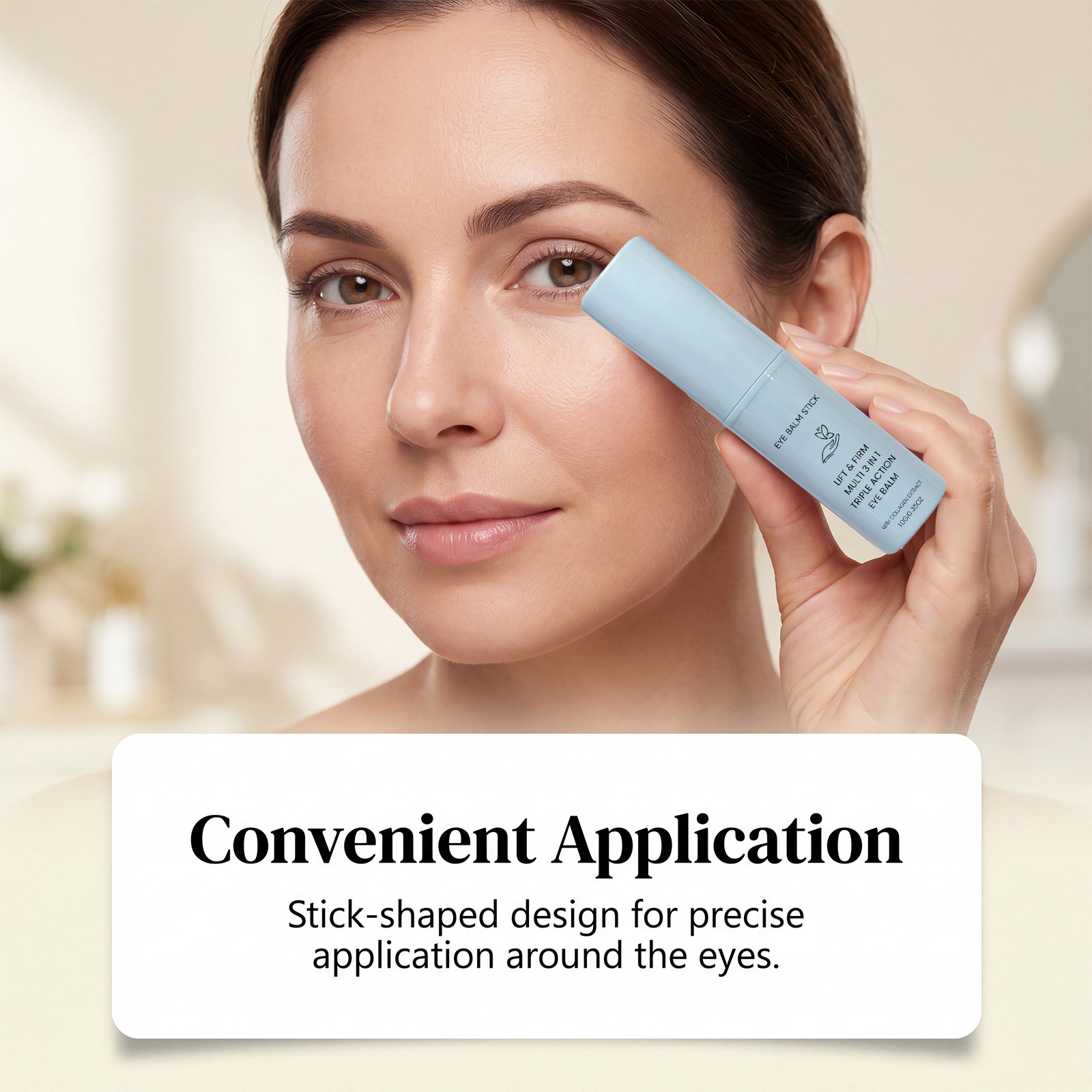 Collagen Eye Cream Stick Hydrating Moisturizing Delicate Care Eye Area Skin Daily Gentle Massage Eye Lotion
