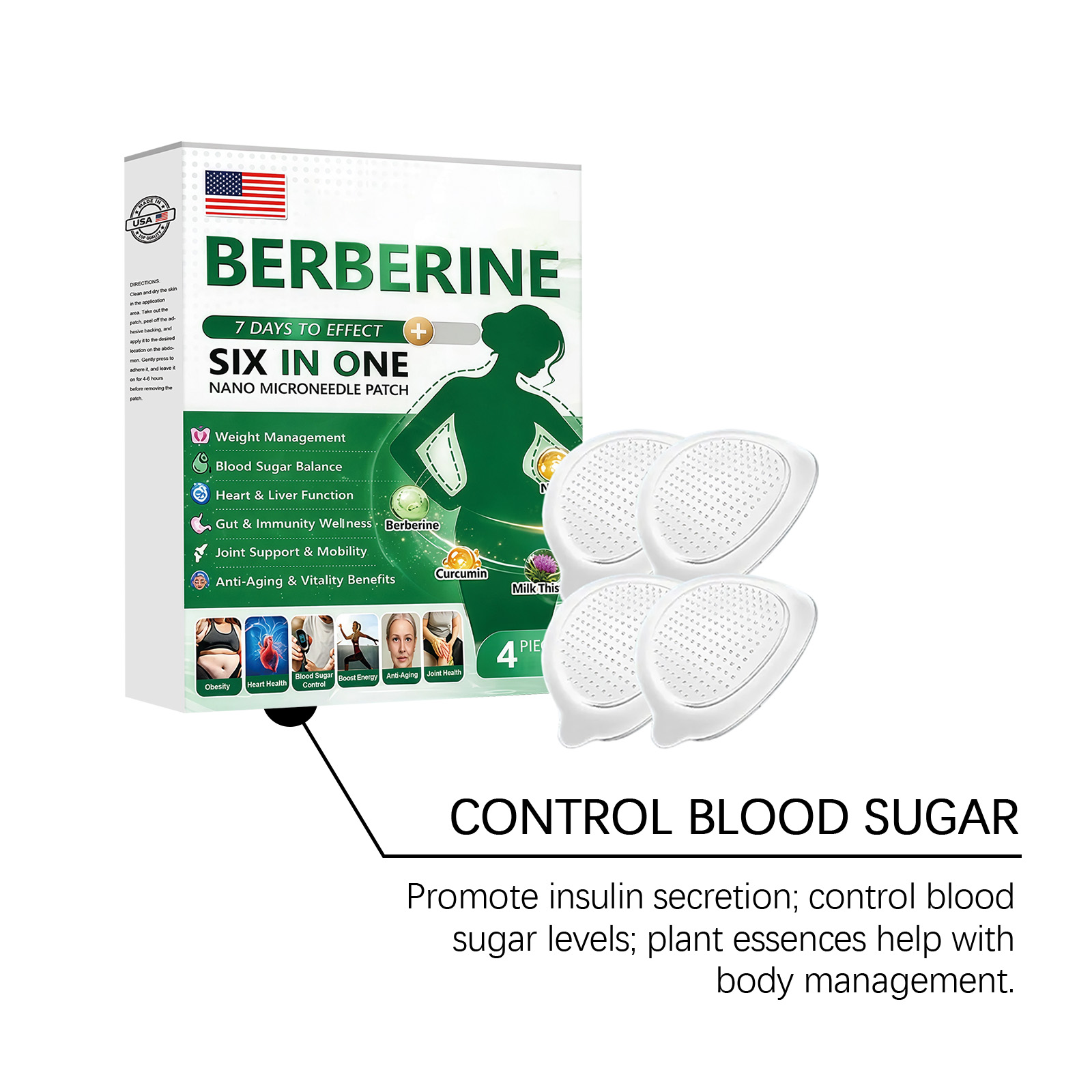 Body Care Patch Mild Ingredients Breathable Skin Friendly Fit Skin Daily Body Skin Line Maintenance