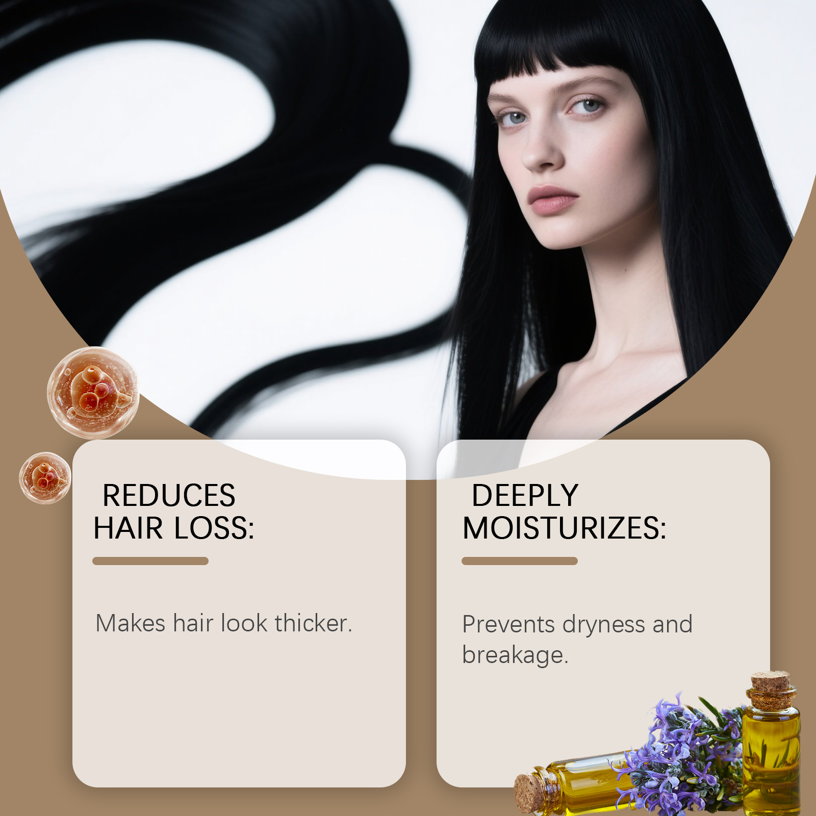 Hair Oil Mild Nourishing Soft Light Moisturizing Silky Refreshing Non Greasy For Hair Scalp Massage Care